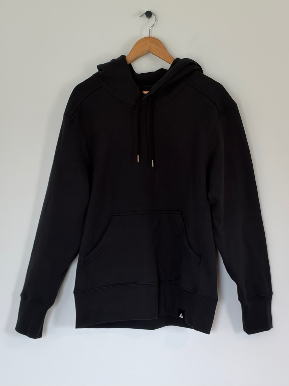 American Giant Mens Classic Pullover Hoodie Sweatshirt fleece black medium - Picture 5 of 11